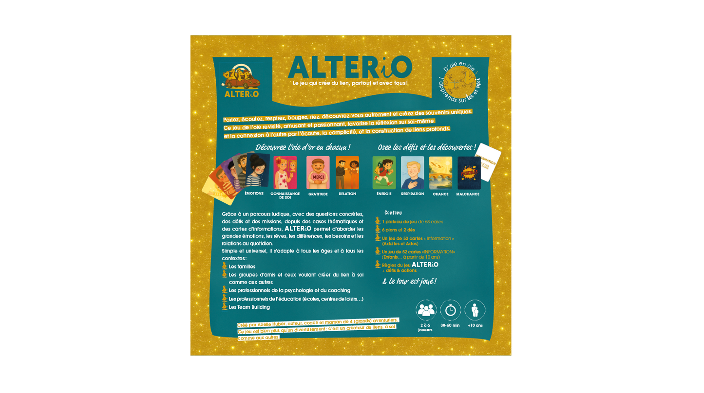 Jeu de société ALTERIO livraison à partir du 24 novembre 2025